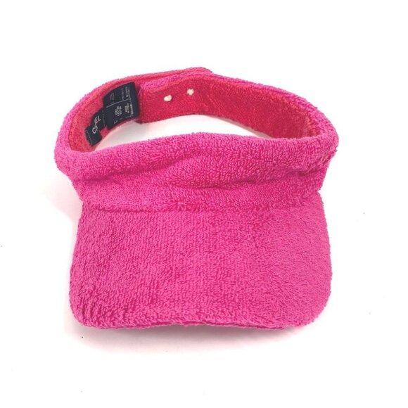 CHANEL 20C logo Hat Pile Visor Sun visor cotton pink - Picture 16 of 16
